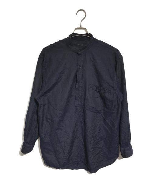 COMOLI（コモリ）COMOLI (コモリ) ウールシルク プルオーバーシャツ ネイビー サイズ:2の古着・服飾アイテム