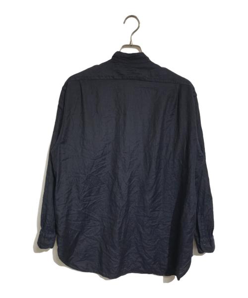 COMOLI（コモリ）COMOLI (コモリ) ウールシルク プルオーバーシャツ ネイビー サイズ:2の古着・服飾アイテム