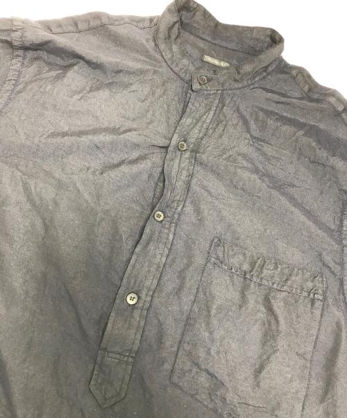 COMOLI（コモリ）COMOLI (コモリ) ウールシルク プルオーバーシャツ ネイビー サイズ:2の古着・服飾アイテム