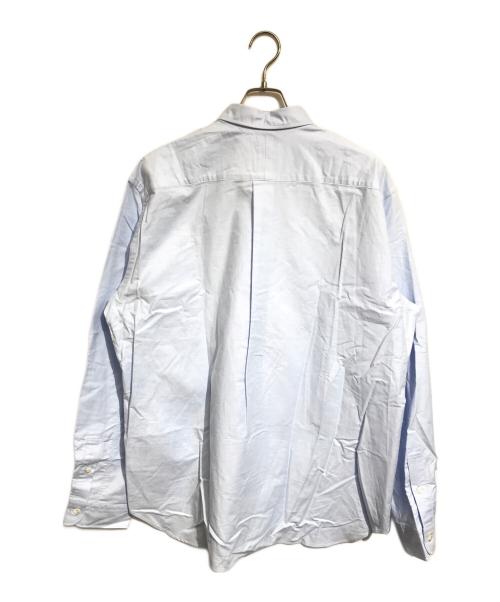BROOKS BROTHERS（ブルックスブラザーズ）BROOKS BROTHERS (ブルックスブラザーズ) eYe COMME des GARCONS JUNYAWATANABE MAN (アイ コム デ ギャルソン ジュンヤ ワタナベ マン) シャツ ネイビー サイズ:XLの古着・服飾アイテム