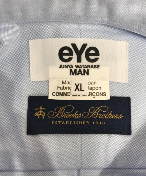 BROOKS BROTHERS（ブルックスブラザーズ）BROOKS BROTHERS (ブルックスブラザーズ) eYe COMME des GARCONS JUNYAWATANABE MAN (アイ コム デ ギャルソン ジュンヤ ワタナベ マン) シャツ ネイビー サイズ:XLの古着・服飾アイテム