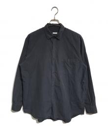 COMOLI（コモリ）の古着「レギュラーカラーシャツ」｜ブラック