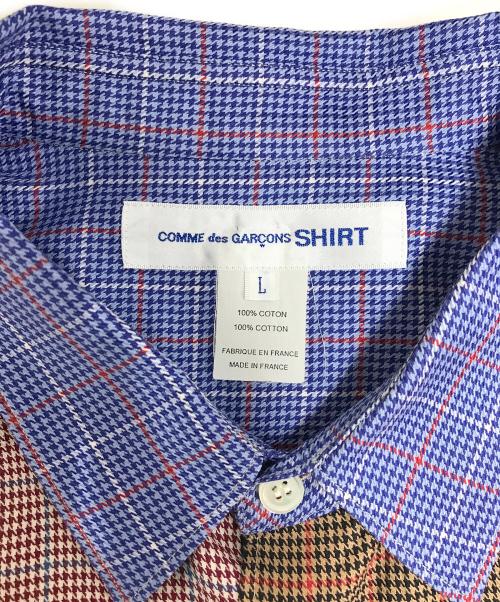 COMME des GARCONS SHIRT（コムデギャルソンシャツ）COMME des GARCONS SHIRT (コムデギャルソンシャツ) シャツ マルチカラー サイズ:Lの古着・服飾アイテム