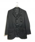 COMME des GARCONS HOMME PLUSコムデギャルソンオムプリュス）の古着「ステッチデザイン エステルジャケット」｜ブラック