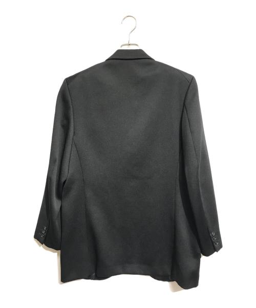 COMME des GARCONS HOMME PLUS（コムデギャルソンオムプリュス）COMME des GARCONS HOMME PLUS (コムデギャルソンオムプリュス) ステッチデザイン エステルジャケット ブラック サイズ:Mの古着・服飾アイテム
