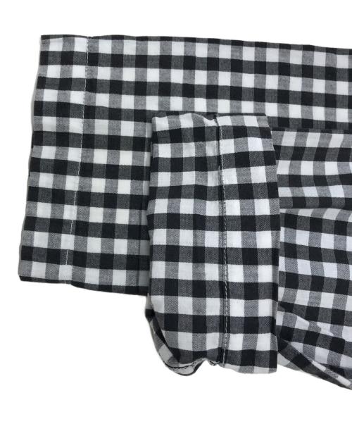 COMME des GARCONS SHIRT（コムデギャルソンシャツ）COMME des GARCONS SHIRT (コムデギャルソンシャツ) ギンガムチェック 丸襟ワンピース ブラック サイズ:XSの古着・服飾アイテム