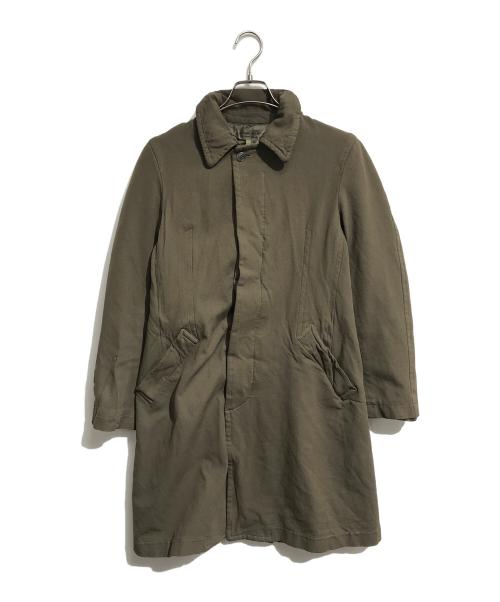 COMME des GARCONS COMME des GARCONS（コムデギャルソン コムデギャルソン）COMME des GARCONS COMME des GARCONS (コムデギャルソン コムデギャルソン) ポリ縮絨ステンカラーコート グリーン サイズ:Sの古着・服飾アイテム