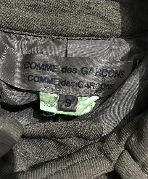COMME des GARCONS COMME des GARCONS（コムデギャルソン コムデギャルソン）COMME des GARCONS COMME des GARCONS (コムデギャルソン コムデギャルソン) ポリ縮絨ステンカラーコート グリーン サイズ:Sの古着・服飾アイテム
