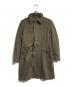 COMME des GARCONS COMME des GARCONS（コムデギャルソン コムデギャルソン）の古着「ポリ縮絨ステンカラーコート」｜グリーン