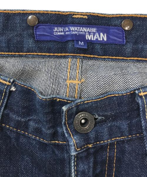 JUNYA WATANABE COMME des GARCONS MAN PINK（ジュンヤワタナベ コムデギャルソンマン ピンク）JUNYA WATANABE COMME des GARCONS MAN PINK (ジュンヤワタナベ コムデギャルソンマン ピンク) ペインターパンツ インディゴ サイズ:Mの古着・服飾アイテム