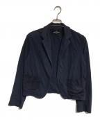tricot COMME des GARCONSトリココムデギャルソン）の古着「スウェットテーラードジャケット」｜ネイビー