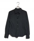 COMME des GARCONS COMME des GARCONSコムデギャルソン コムデギャルソン）の古着「製品染めポリ縮絨シャツ」｜ブラック