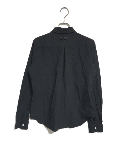 COMME des GARCONS COMME des GARCONS（コムデギャルソン コムデギャルソン）COMME des GARCONS COMME des GARCONS (コムデギャルソン コムデギャルソン) 製品染めポリ縮絨シャツ ブラック サイズ:Mの古着・服飾アイテム
