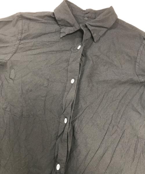 COMME des GARCONS COMME des GARCONS（コムデギャルソン コムデギャルソン）COMME des GARCONS COMME des GARCONS (コムデギャルソン コムデギャルソン) 製品染めポリ縮絨シャツ ブラック サイズ:Mの古着・服飾アイテム