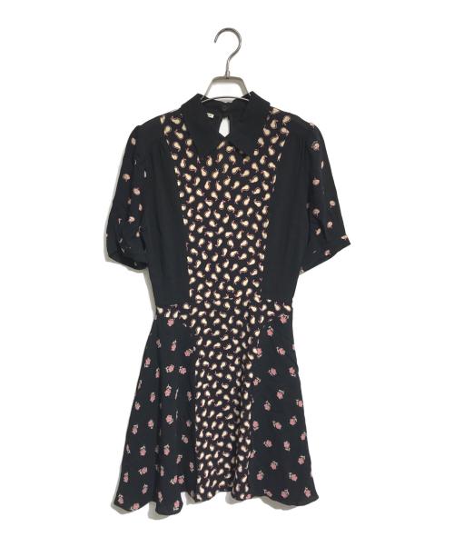 MIU MIU（ミュウミュウ）MIU MIU (ミュウミュウ) 切替ワンピース ブラック サイズ:38の古着・服飾アイテム