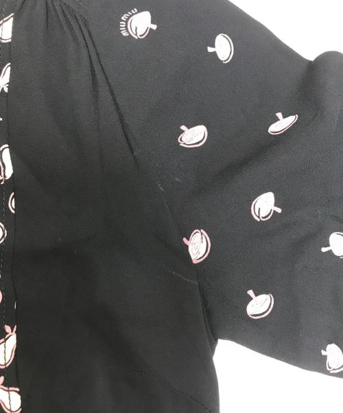 MIU MIU（ミュウミュウ）MIU MIU (ミュウミュウ) 切替ワンピース ブラック サイズ:38の古着・服飾アイテム