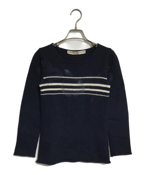 COMME des GARCONS（コムデギャルソン）COMME des GARCONS (コムデギャルソン) ニット ネイビー サイズ:表記なしの古着・服飾アイテム