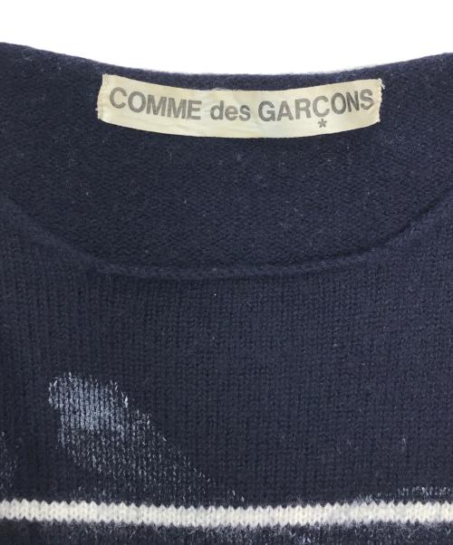 COMME des GARCONS（コムデギャルソン）COMME des GARCONS (コムデギャルソン) ニット ネイビー サイズ:表記なしの古着・服飾アイテム