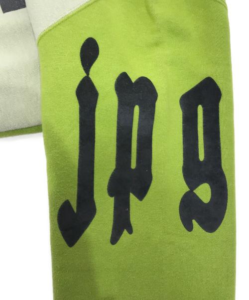 JUNIOR GAULTIER（ジュニアゴルチエ）JUNIOR GAULTIER (ジュニアゴルチエ) プリントスウェット 黄緑 サイズ:40の古着・服飾アイテム