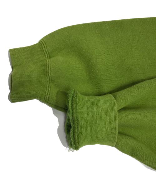 JUNIOR GAULTIER（ジュニアゴルチエ）JUNIOR GAULTIER (ジュニアゴルチエ) プリントスウェット 黄緑 サイズ:40の古着・服飾アイテム