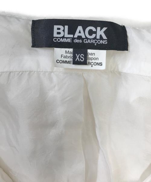 BLACK COMME des GARCONS（ブラックコムデギャルソン）BLACK COMME des GARCONS (ブラックコムデギャルソン) フリルシャツ ホワイト サイズ:XSの古着・服飾アイテム