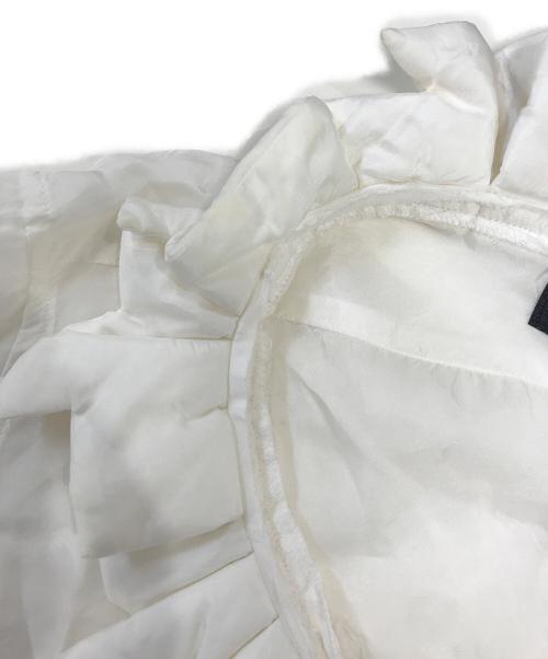 BLACK COMME des GARCONS（ブラックコムデギャルソン）BLACK COMME des GARCONS (ブラックコムデギャルソン) フリルシャツ ホワイト サイズ:XSの古着・服飾アイテム