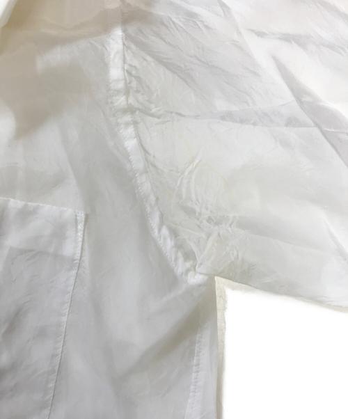 BLACK COMME des GARCONS（ブラックコムデギャルソン）BLACK COMME des GARCONS (ブラックコムデギャルソン) フリルシャツ ホワイト サイズ:XSの古着・服飾アイテム