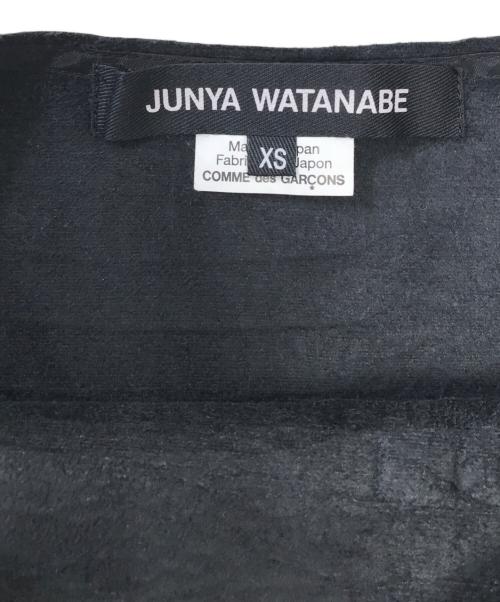 JUNYA WATANABE COMME des GARCONS（(ジュンヤワタナベ コムデギャルソン）JUNYA WATANABE COMME des GARCONS ((ジュンヤワタナベ コムデギャルソン) Fレザーノースリーブカットソー ブラック サイズ:XSの古着・服飾アイテム