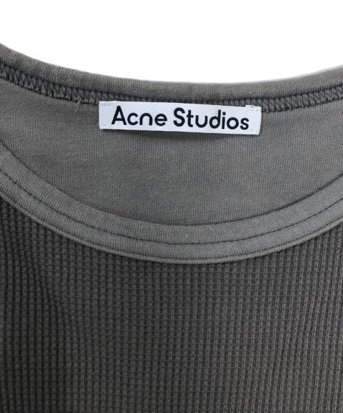 Acne studios（アクネ ストゥディオズ）Acne studios (アクネ ストゥディオズ) ラバーロゴカットソー ブラック サイズ:Sの古着・服飾アイテム