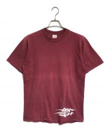 CHRISTIAN FLETCHER（クリスチャンフレッチャー）の古着「プリントTシャツ」｜レッド