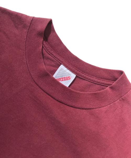 CHRISTIAN FLETCHER（クリスチャンフレッチャー）CHRISTIAN FLETCHER (クリスチャンフレッチャー) プリントTシャツ レッド サイズ:Lの古着・服飾アイテム