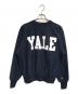 Champion（チャンピオン）の古着「90s YALEプリントリバースウィーブ」｜ネイビー