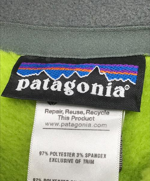 Patagonia（パタゴニア）Patagonia (パタゴニア) フリースジャケット 黄緑 サイズ:Lの古着・服飾アイテム