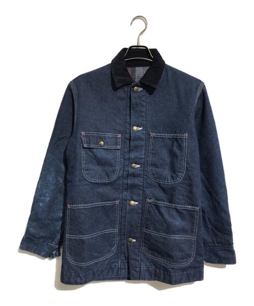 Sears（シアーズ）Sears (シアーズ) 裏地ブランケットカバーオール インディゴ サイズ:Sの古着・服飾アイテム