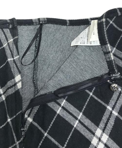 tricot COMME des GARCONS（トリココムデギャルソン）tricot COMME des GARCONS (トリココムデギャルソン) アーガイル柄スカート ブラック サイズ:不明の古着・服飾アイテム