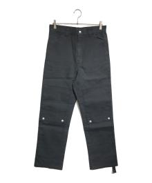 PEACEMAKER OAMC（ピースメイカー オーエーエムシー）の古着「ダブルニーチノパン」｜ブラック