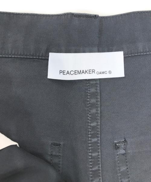 PEACEMAKER OAMC（ピースメイカー オーエーエムシー）PEACEMAKER OAMC (ピースメイカー オーエーエムシー) ダブルニーチノパン ブラック サイズ:Sの古着・服飾アイテム