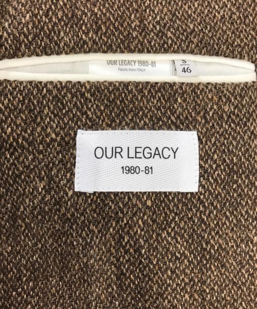 OUR LEGACY（アワーレガシー）OUR LEGACY (アワーレガシー) ダブルジャケット ブラウン サイズ:Sの古着・服飾アイテム