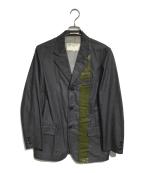 COMME des GARCONS HOMME HOMMEコムデギャルソンオムオム）の古着「テーラードジャケット」｜ブラック