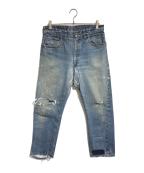 LEVI'Sリーバイス）の古着「66前期 デニムパンツ」｜インディゴ