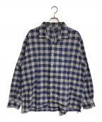POLO RALPH LAURENポロ・ラルフローレン）の古着「チェックシャツ」｜ネイビー