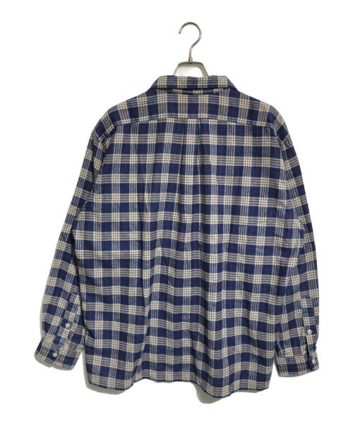 POLO RALPH LAUREN（ポロ・ラルフローレン）POLO RALPH LAUREN (ポロ・ラルフローレン) チェックシャツ ネイビー サイズ:XLの古着・服飾アイテム