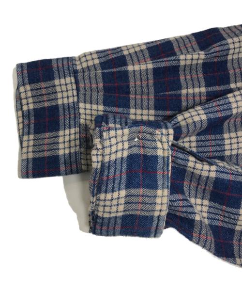 POLO RALPH LAUREN（ポロ・ラルフローレン）POLO RALPH LAUREN (ポロ・ラルフローレン) チェックシャツ ネイビー サイズ:XLの古着・服飾アイテム