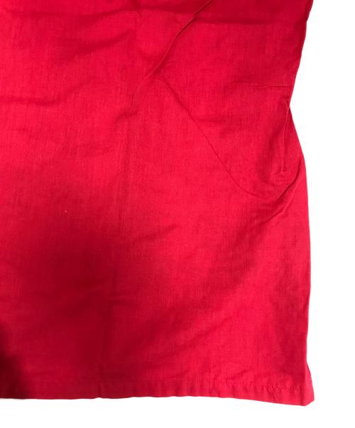 McGREGOR（マックレガー）McGREGOR (マックレガー) ライン柄開襟シャツ レッド サイズ:XLの古着・服飾アイテム