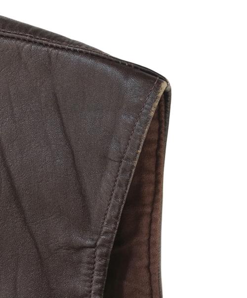 VINTAGE MILITARY（ヴィンテージ ミリタリー）VINTAGE MILITARY (ヴィンテージ ミリタリー) ジャーキンベスト ブラウン サイズ:表記なしの古着・服飾アイテム