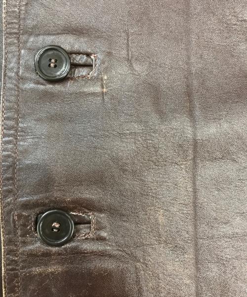 VINTAGE MILITARY（ヴィンテージ ミリタリー）VINTAGE MILITARY (ヴィンテージ ミリタリー) ジャーキンベスト ブラウン サイズ:表記なしの古着・服飾アイテム