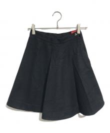Vivienne Westwood RED LABEL（ヴィヴィアンウエストウッドレッドレーベル）の古着「ウールカシミヤスカート」｜ブラック