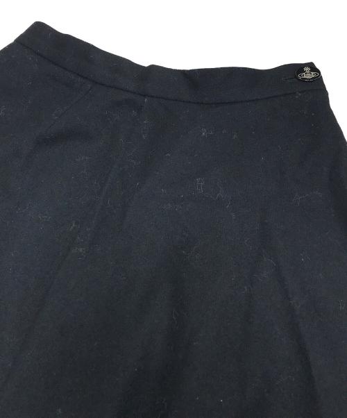 Vivienne Westwood RED LABEL（ヴィヴィアンウエストウッドレッドレーベル）Vivienne Westwood RED LABEL (ヴィヴィアンウエストウッドレッドレーベル) ウールカシミヤスカート ブラック サイズ:1の古着・服飾アイテム