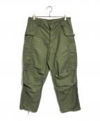 VINTAGE MILITARYヴィンテージ ミリタリー）の古着「US ARMY M-65 フィールドパンツ」｜カーキ