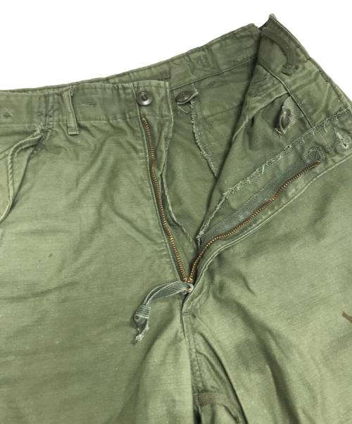 VINTAGE MILITARY（ヴィンテージ ミリタリー）VINTAGE MILITARY (ヴィンテージ ミリタリー) US ARMY M-65 フィールドパンツ カーキ サイズ:MEDIUM‐REGULARの古着・服飾アイテム